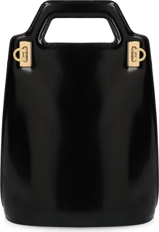 Salvatore Ferragamo Wanda Flip-Lock Fastened Tote Bag