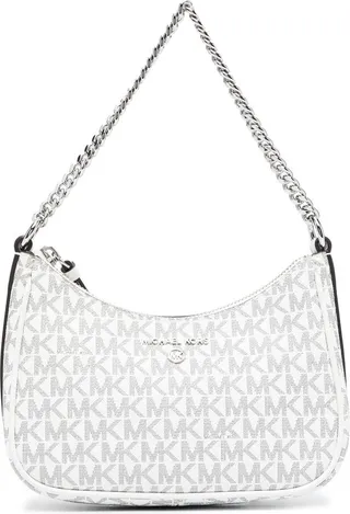 Monogram-Pattern Tote Bag