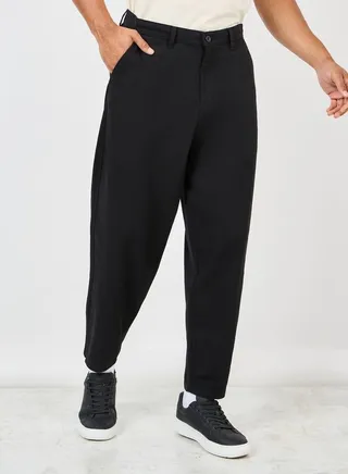 Stretch Twill Balloon Fit Chino Pants