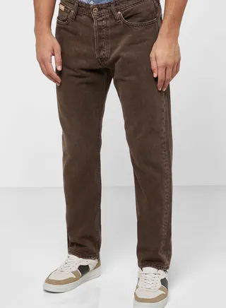 Mid Wash Slim Fit Jeans 