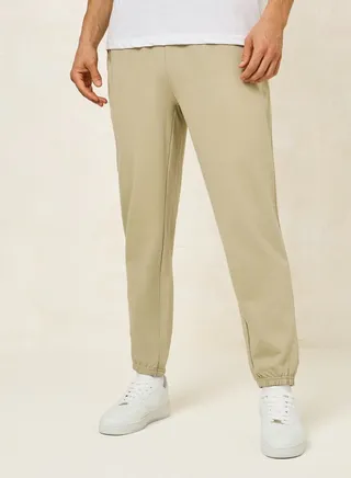 Relaxed Fit French Terry Jogger with Elasticated Hem