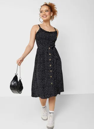 Urban Minx Strappy A-Line Dress 