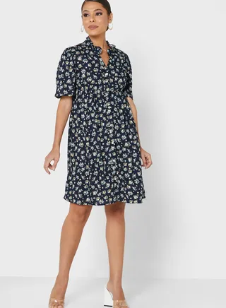 Easy Flutter Sleeve Dress 
