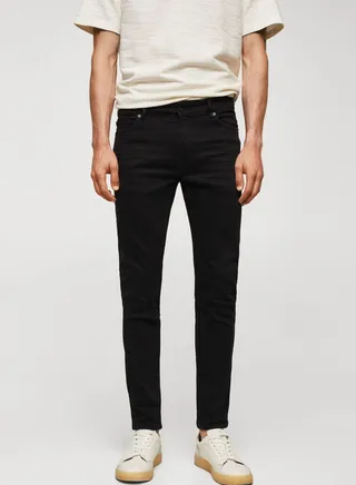 Rise Wash Skinny Fit Jeans 