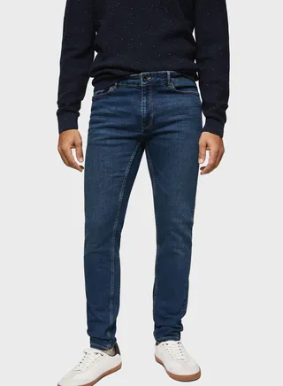 Dark Wash Skinny Fit Jeans 