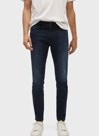 Dark Wash Skinny Fit Jeans 