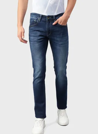 Dark Wash Slim Fit Jeans 