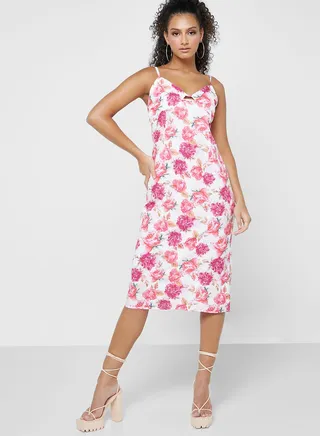 Printed Slip Dress