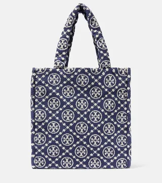 T Monogram Medium cotton tote bag