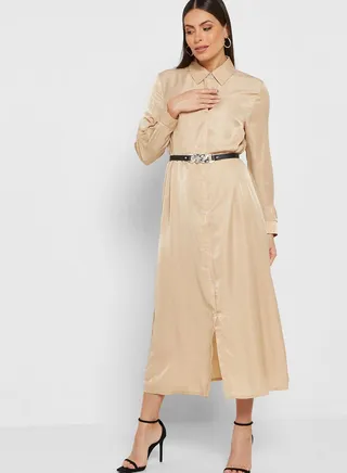 Button Down Dress 