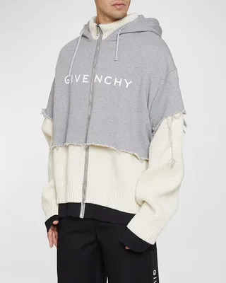 Men's Double-Layer Zip Hoodie