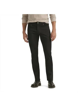 Men's Extreme Motion Straight Taper Jean Black 32W x 34L 