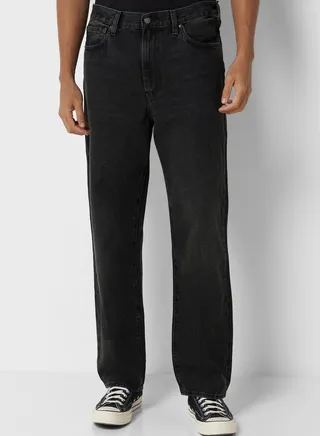 Rinse Wash Relaxed Fit Jeans 