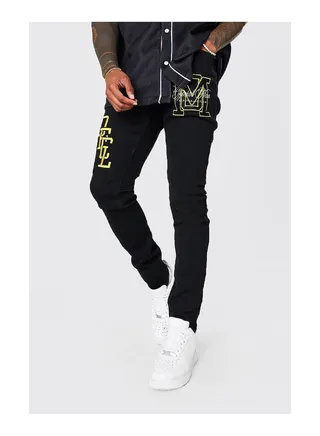 Skinny Stretch Ofcl Varsity Jeans 