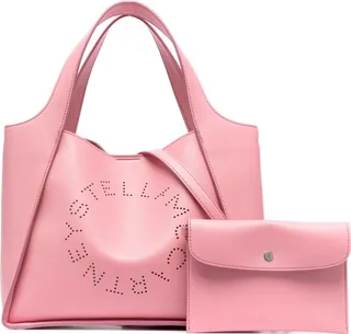 Perforated-Logo Tote Bag