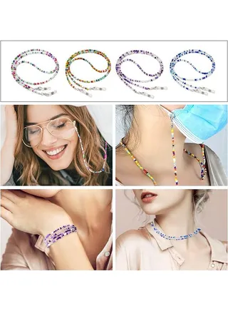 Glasses Chain, Spectacle Chain, 4 Pcs 