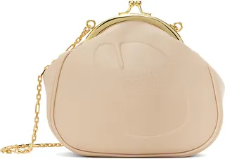 Maison Margiela Beige Tabi Frame Shoulder Bag