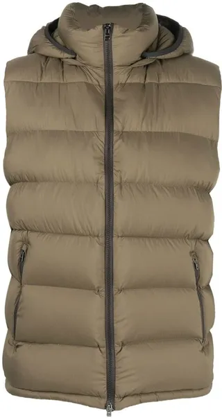 Quilted Hooded Gilet