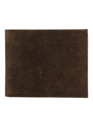 Men's Bi-Fold Pullout Wallet Brown 