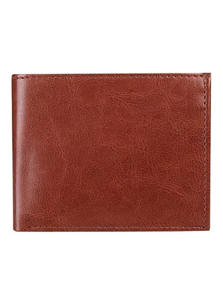 Genuine Leather Wallet Tan 