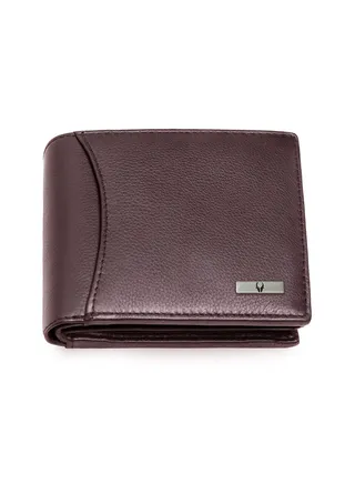 India RFID Protected Leather Mens Wallet Brown 