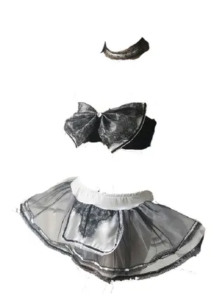 Maid cosplay Temptation Play suit Women Costume Skirt 