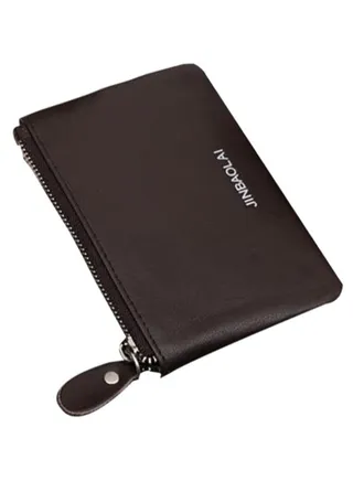 Mini Simple Design Short Wallet Coffee 