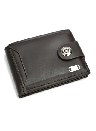 Slim Leather Bifold Wallet for Men - Men’s Wallet Card Holder with ID Window with Clutch, Minimalist Wallet Ffor Men, Slim Wallet for Men, Mens Wallet with Coin Pouch, Leather Wallet for Men Big, Boys 