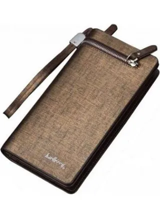 Comfortable Baellerry Detail Wallet Brown 