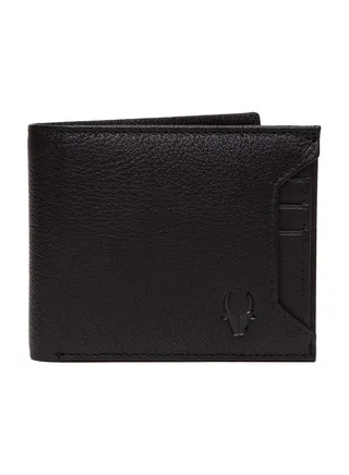 WildHorn Oliver Black Leather Wallet for Men 