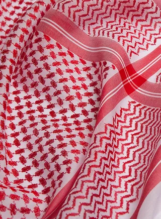 Classic Shemagh Red/White 