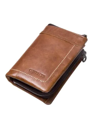 Leather Wallet Brown 