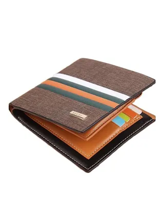 Short Bifold Wallet Multicolour 