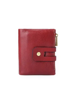 New Retro With Dual Zipper Multifunctional Wallet 