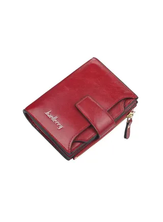 Leather Wallet Red 