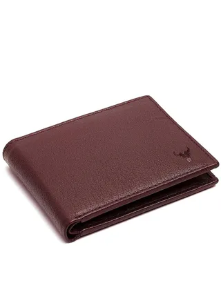MAROON Men's LEATHER WALLET (NPH013 MRN) 