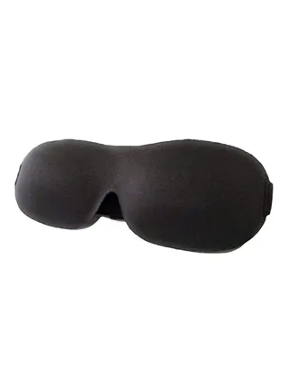 Pack Of 5 3D Contoured Sleep Masks Black 