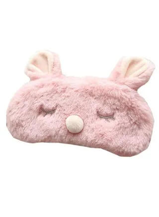 Rabbit Design Sleeping Eye Mask Pink 