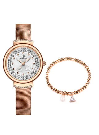 Metal Analog Watch Set WWT6849 