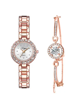 Women's Alloy Analog Watch Set P1115-E 