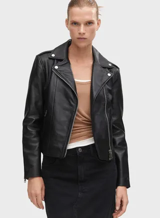 Pu Knitted Jacket 