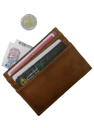 Leather front and back cases card holder wallet 