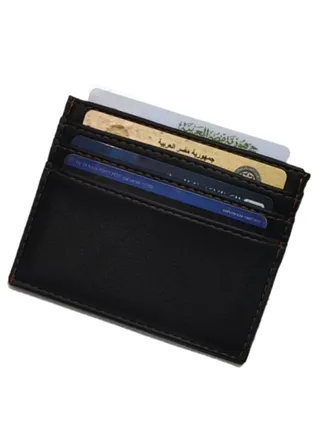 Leather front and back cases card holder wallet 