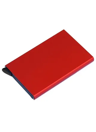 Credit Card Holder Wallet With Rfid Protection, One Click 6 to 8 Cards Slide Out 