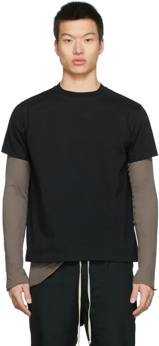Rick Owens Black Short Level T-Shirt