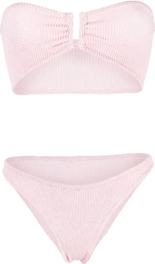 Ausilia ruched bandeau bikini
