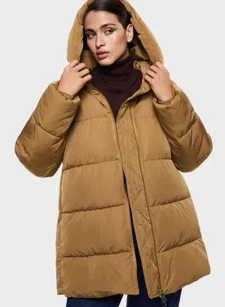 Longline Quilted Coat 