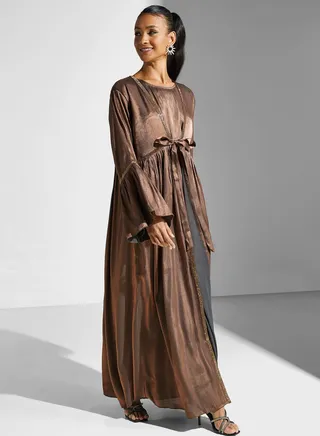 Lace Detail Abaya 
