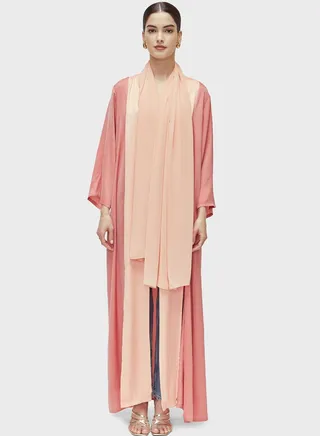 Contrast Detail Abaya 