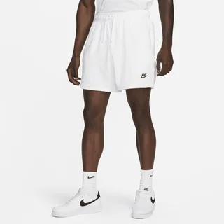 Nike Men's Club Fleece Terry Flow Shorts in White